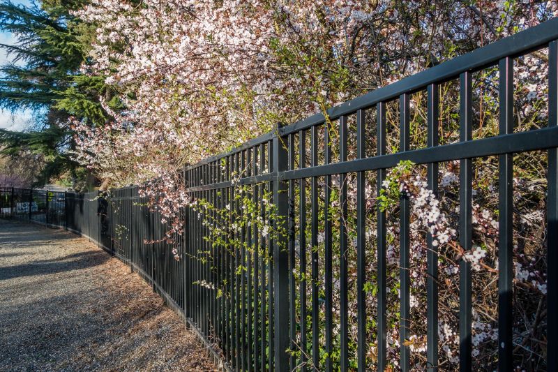 Atlanta Black Metal Fence Installation