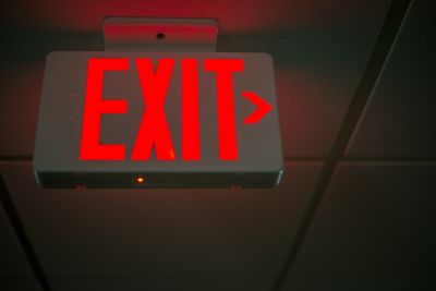 Richmond Exit Sign Installation