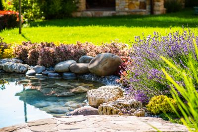 Indianapolis Garden Pond Installation