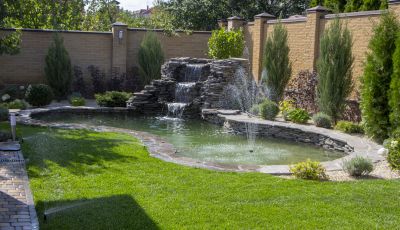 Indianapolis Pond Waterfall Repair