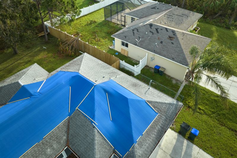 Tulsa Roof Tarp Installation