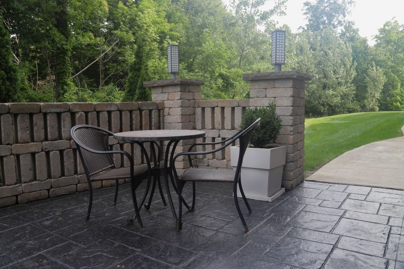 Indianapolis Stamped Concrete Patio Installation