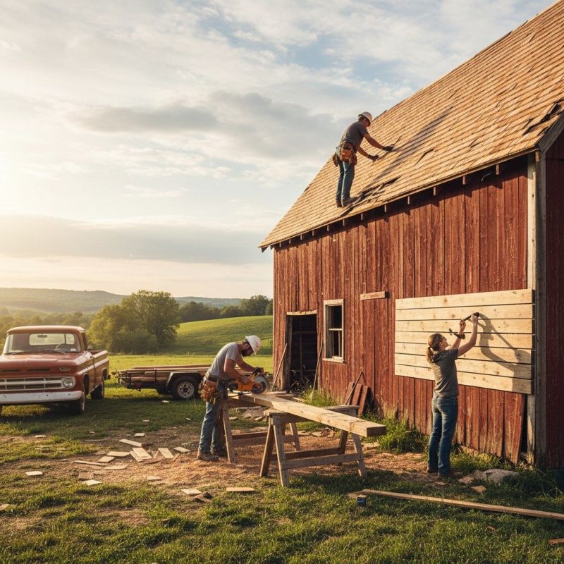 Barn Siding Repair