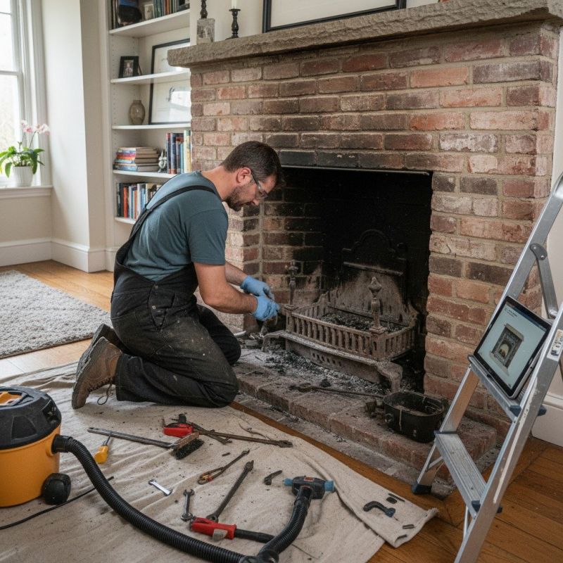 Local Brick Fireplace Installation in Concord, MA
