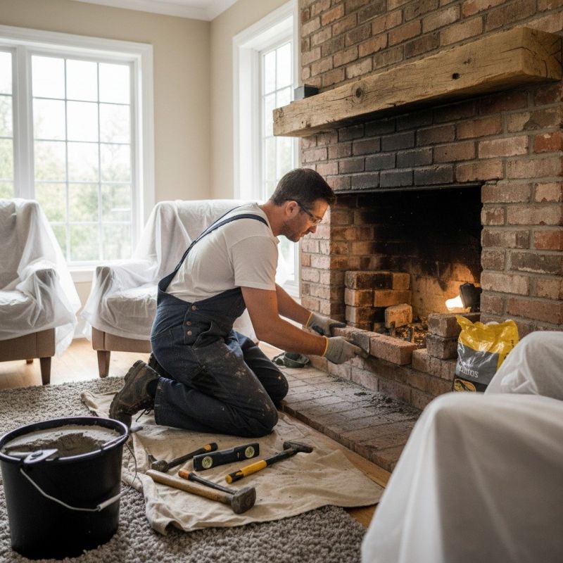 Local Brick Fireplace Installation in North Attleboro, MA