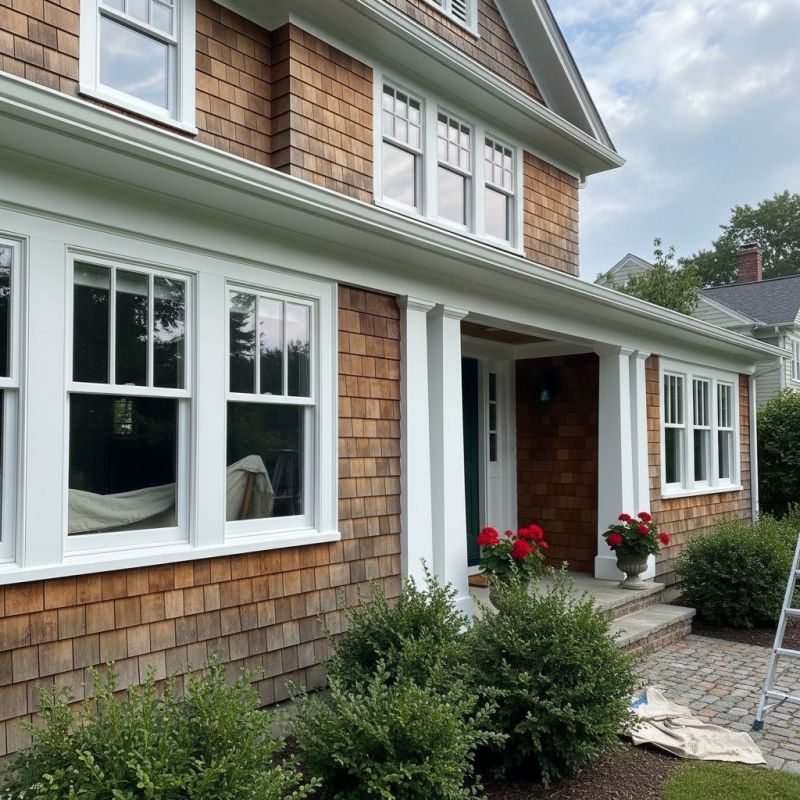 Exterior Shutters Painting