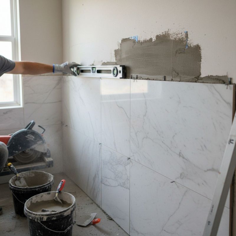 Marble Slab Installation