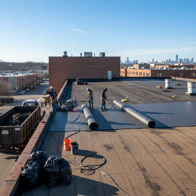 Local Single Ply Roof Installation in Milford, MA