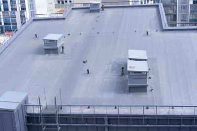 Single Ply Roof Installation