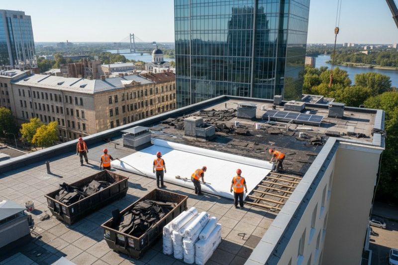 Local Single Ply Roof Replacement in Haverhill, MA