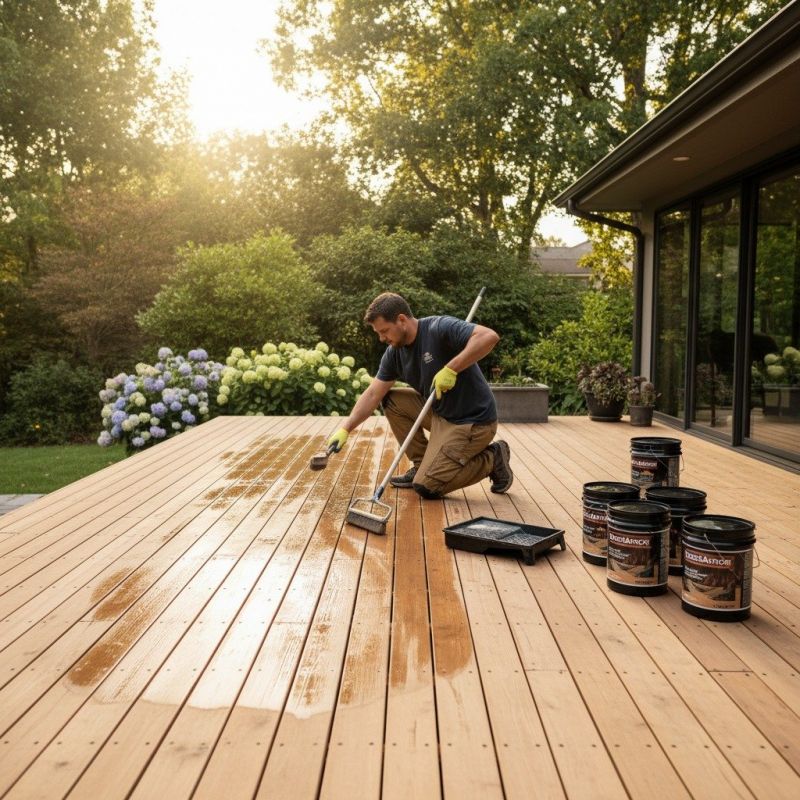 Local Wood Deck Staining Service in Forest Lake, MN