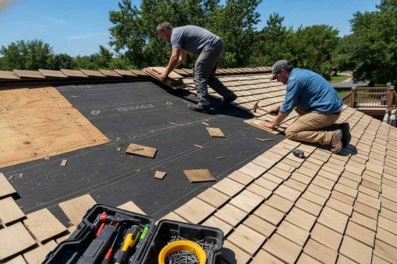 Local Wood Shake Roof Replacement in Newton Center, MA