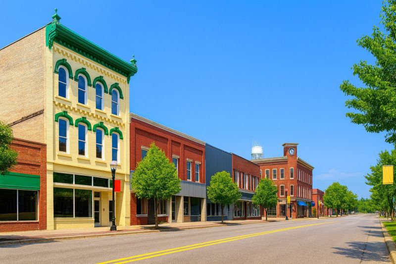 Local Building Raising in Big Rapids, MI