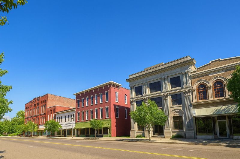 Local Building Raising in Coshocton, OH