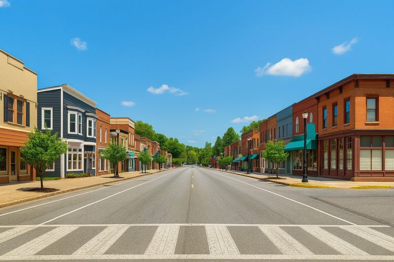 Local Building Raising in Corydon, IN