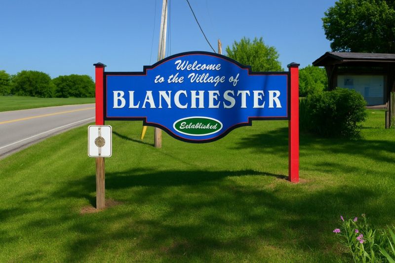 Local House Raising in Blanchester, OH