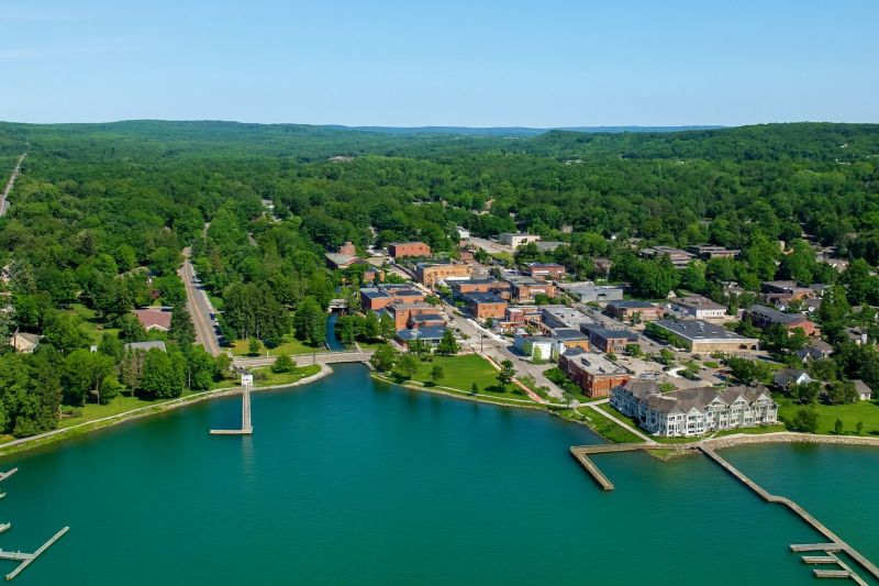 Local White Oak Floor Installation in Boyne City, MI